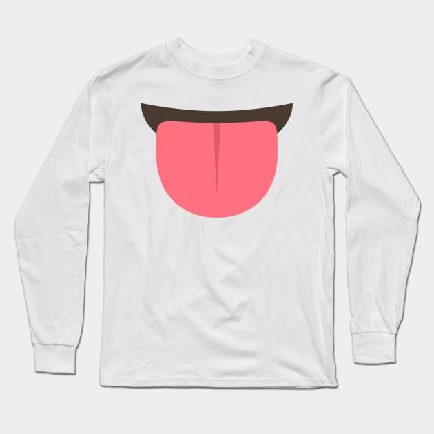 tongue out Long Sleeve T-Shirt by sarahnash